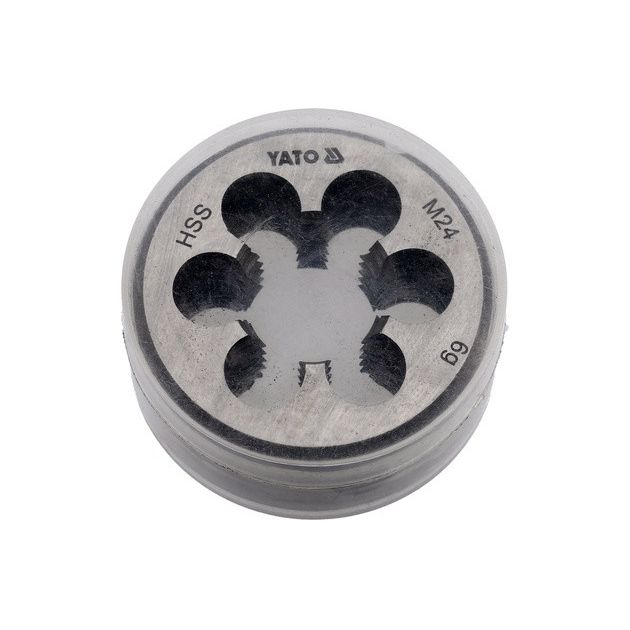 Плашка YATO М24 х 3 мм, HSS M2 (YT-2966), фото , зображення 2 | SNABZHENIE.com.ua Плашка YATO М24 х 3 мм, HSS M2 (YT-2966), фото , зображення 2 | SNABZHENIE.com.ua