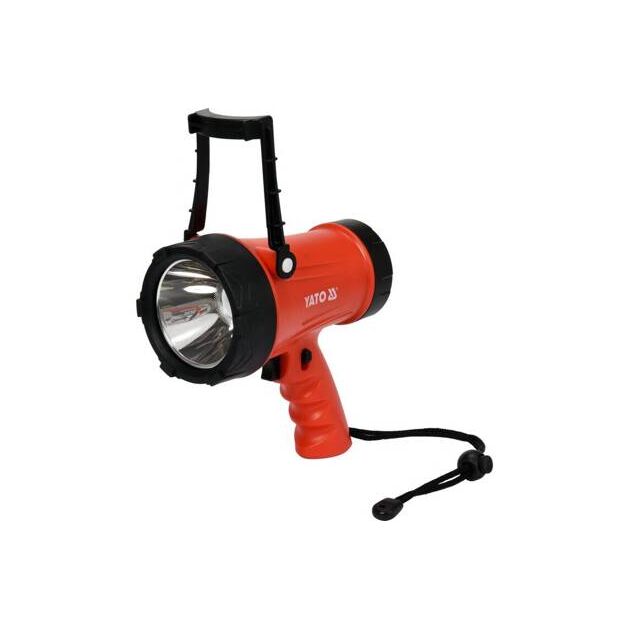 Ліхтар світлодіодний YATO з ручкою, живлення від батарейок 4х АА, 10 Вт, 900 Lm, фото , зображення 3 | SNABZHENIE.com.ua