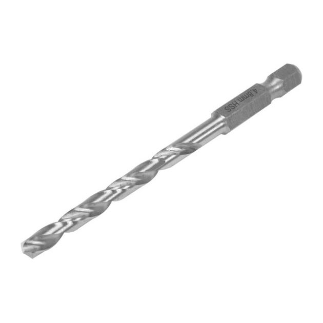 Сверло по металлу YATO 4.8 мм, HEX-1/4, длина 86/52 мм, фото , изображение 3 | SNABZHENIE.com.ua