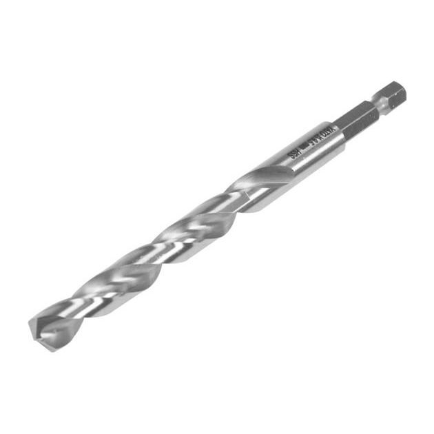 Сверло по металлу YATO 9.5 мм HEX 1/4 l=125/81 мм (YT-44879), фото , изображение 3 | SNABZHENIE.com.ua