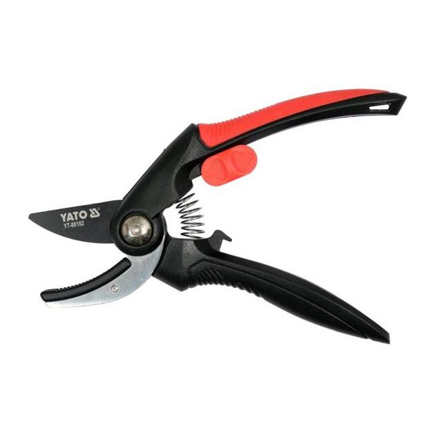 Сікатор YATO з округленими лезами, до гілок Ø=20 мм, L=208 мм, фото , изображение 3 | SNABZHENIE.com.ua