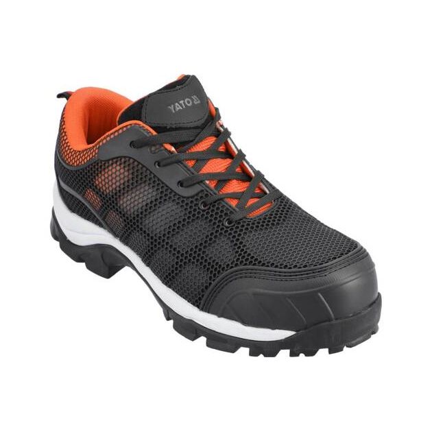 Кросівки робочі YATO POMPA S1P, розм. 36, поверхня з поліуретанової шкіри і сітки з гумовою підошвою, фото , зображення 5 | SNABZHENIE.com.ua