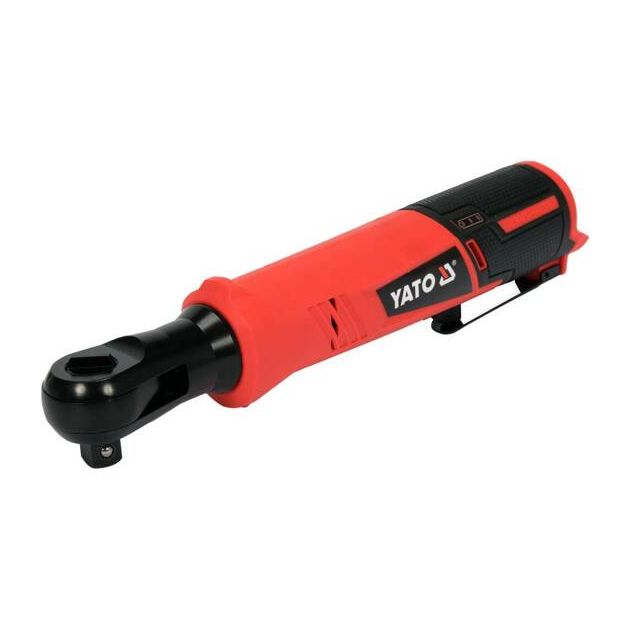 Ударная аккумуляторная трещотка YATO: Li-Ion 12 В, 1/2", 80 Нм, фото , изображение 3 | SNABZHENIE.com.ua Ударная аккумуляторная трещотка YATO: Li-Ion 12 В, 1/2", 80 Нм, фото , изображение 3 | SNABZHENIE.com.ua