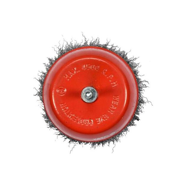 Щетка зачистная чашка YATO 100 мм, нержавеющая сталь, 6 мм, 4500 об/мин, фото , изображение 3 | SNABZHENIE.com.ua Щетка зачистная чашка YATO 100 мм, нержавеющая сталь, 6 мм, 4500 об/мин, фото , изображение 3 | SNABZHENIE.com.ua