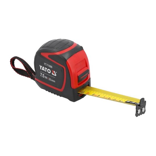 Рулетка измерительная YATO: L= 7,5 м x 32 мм, фото , изображение 3 | SNABZHENIE.com.ua