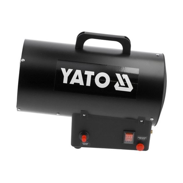 Нагрівач газовий YATO : 15 кВт, 230В, 25 Вт. з вентилятором, прод. 320 м³/год, фото , зображення 3 | SNABZHENIE.com.ua