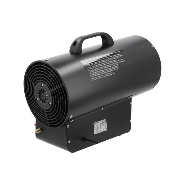 Газовый нагреватель YATO 30 кВт, 230В, 70 Вт с вентилятором, 650 м³/ч, фото , изображение 2 | SNABZHENIE.com.ua