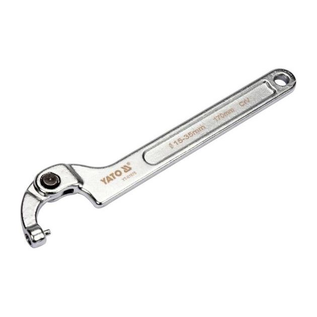 Ключ гаечный с носиком на шар 15-35мм YATO Хр-Ванад., L=170мм, фото , изображение 2 | SNABZHENIE.com.ua