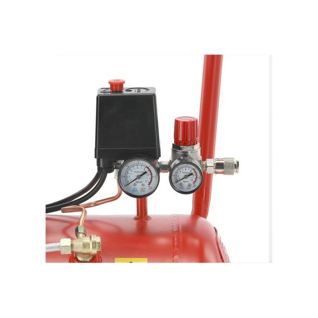 Компресор мережевий YATO 230 В, 1,5 кВт, тиск ≤ 8 Bar, подача повітря - 200 л/хв, ресивер - 50 л, фото , зображення 4 | SNABZHENIE.com.ua