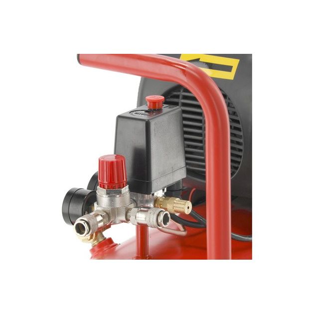 Компресор мережевий YATO 230 В, 1,5 кВт, тиск ≤ 8 Bar, подача повітря - 200 л/хв, ресивер - 50 л, фото , зображення 5 | SNABZHENIE.com.ua