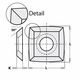 Нож HM 15,0x15,0x2,5mm MG18 d=6,2  Нож HM 15,0x15,0x2,5mm MG18 d=6,2