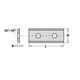 Нож HM 50,0x12,0x1,5mm MG18 a=26,0  Нож HM 50,0x12,0x1,5mm MG18 a=26,0