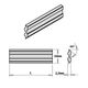 Нож Tersa 450x10x2,3мм HPS KS1.450.03, фото , изображение 4 | SNABZHENIE.com.ua Нож Tersa 450x10x2,3мм HPS KS1.450.03, фото , изображение 4 | SNABZHENIE.com.ua