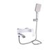 Смеситель для ванны Qtap Swan Cascada с поворотным изливом (c душевым гарнитуром) QTSWA260CRW45569 Chrome/White, фото  | SNABZHENIE.com.ua Смеситель для ванны Qtap Swan Cascada с поворотным изливом (c душевым гарнитуром) QTSWA260CRW45569 Chrome/White, фото  | SNABZHENIE.com.ua