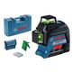 Bosch Нівелір лазерний GLL 3-80 G, до 30м з приймачем 120м, ±0.3мм/м, кейс, 0.82кг, фото , изображение 4 | SNABZHENIE.com.ua