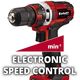 Einhell Шуруповерт-дриль TE-CD 18/40 Li-Solo, PXC, акум., ШЗП, 40Нм, 400/1500 об/хв, 1.25кг, (без АКБ та ЗП), фото , изображение 6 | SNABZHENIE.com.ua Einhell Шуруповерт-дриль TE-CD 18/40 Li-Solo, PXC, акум., ШЗП, 40Нм, 400/1500 об/хв, 1.25кг, (без АКБ та ЗП), фото , изображение 6 | SNABZHENIE.com.ua