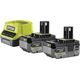 Ryobi Набір акумулятора та зарядного пристрою ONE+ RC18120-240X 18В 2х4А·год ЗП 2А, фото , зображення 2 | SNABZHENIE.com.ua Ryobi Набір акумулятора та зарядного пристрою ONE+ RC18120-240X 18В 2х4А·год ЗП 2А, фото , зображення 2 | SNABZHENIE.com.ua