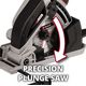 Einhell Міні-пила циркулярна TE-CS 18/89 Li - Solo акум., PXC, 18В, 3500 об/хв, диск 89х10 мм, фото , изображение 5 | SNABZHENIE.com.ua Einhell Міні-пила циркулярна TE-CS 18/89 Li - Solo акум., PXC, 18В, 3500 об/хв, диск 89х10 мм, фото , изображение 5 | SNABZHENIE.com.ua