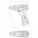 Metabo Шурпокрут-дриль POWERMAXX SB BL, акумуляторний,Li-Power, 2*12В, 2 Аг, кейс, 0.7кг, фото , изображение 5 | SNABZHENIE.com.ua Metabo Шурпокрут-дриль POWERMAXX SB BL, акумуляторний,Li-Power, 2*12В, 2 Аг, кейс, 0.7кг, фото , изображение 5 | SNABZHENIE.com.ua