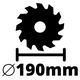 Einhell Пила циркулярна TE-CS 18/190 Li BL - Solo акум., PXC, безщітк., 3800 об/хв, 3.23 кг (без АКБ і ЗП), фото , изображение 7 | SNABZHENIE.com.ua Einhell Пила циркулярна TE-CS 18/190 Li BL - Solo акум., PXC, безщітк., 3800 об/хв, 3.23 кг (без АКБ і ЗП), фото , изображение 7 | SNABZHENIE.com.ua