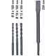 Einhell Перфоратор TC-RH 800 4F Kit, SDS-plus, 620Вт, 2.2Дж, кейс, 2.86кг, фото , зображення 10 | SNABZHENIE.com.ua Einhell Перфоратор TC-RH 800 4F Kit, SDS-plus, 620Вт, 2.2Дж, кейс, 2.86кг, фото , зображення 10 | SNABZHENIE.com.ua