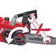 Einhell Пила ланцюгова акумуляторна GE-LC 18/25 Li Set, PXC, 18В, шина 25см, 4.3м/с, акум. 3,0Ah і зарядний пристрій, додатковий ланцюг, 3.6кг, фото , зображення 9 | SNABZHENIE.com.ua Einhell Пила ланцюгова акумуляторна GE-LC 18/25 Li Set, PXC, 18В, шина 25см, 4.3м/с, акум. 3,0Ah і зарядний пристрій, додатковий ланцюг, 3.6кг, фото , зображення 9 | SNABZHENIE.com.ua