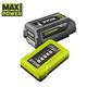 Ryobi Набір акумулятора та зарядного пристрою Max Power RY36BK17B-140 36В 1х4А·год ЗП 1.7А, фото , изображение 3 | SNABZHENIE.com.ua Ryobi Набір акумулятора та зарядного пристрою Max Power RY36BK17B-140 36В 1х4А·год ЗП 1.7А, фото , изображение 3 | SNABZHENIE.com.ua