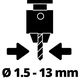 Einhell Верстат свердлильний TC-BD 500 350Вт D13мм 300-2410об·хв 14.31кг, фото , зображення 10 | SNABZHENIE.com.ua Einhell Верстат свердлильний TC-BD 500 350Вт D13мм 300-2410об·хв 14.31кг, фото , зображення 10 | SNABZHENIE.com.ua
