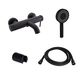 Комплект для ванной комнаты Qtap Robin Black Matt: Смеситель QTROB3060102B + Держатель QT829910842854OB + Шланг QTHADPVCSQ160B +Лейка QTRUC125BLM45951, фото  | SNABZHENIE.com.ua Комплект для ванной комнаты Qtap Robin Black Matt: Смеситель QTROB3060102B + Держатель QT829910842854OB + Шланг QTHADPVCSQ160B +Лейка QTRUC125BLM45951, фото  | SNABZHENIE.com.ua
