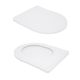 Унитаз подвесной Qtap Swan безободковый с сиденьем Soft-close QT16335180W, фото , зображення 7 | SNABZHENIE.com.ua Унитаз подвесной Qtap Swan безободковый с сиденьем Soft-close QT16335180W, фото , зображення 7 | SNABZHENIE.com.ua