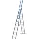 ELKOP Драбина 3-секц. розкл. 3*16сх. 4,3-10,5м VHR-P, фото , зображення 2 | SNABZHENIE.com.ua