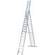 ELKOP Драбина 3-секц. розкл. 3*17сх. 4,6-11,4м VHR P мет.розтяжка, фото , изображение 2 | SNABZHENIE.com.ua