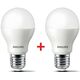 Philips LEDBulb E27 10.5-85W 3000K 230V A55 (1+1), фото  | SNABZHENIE.com.ua Philips LEDBulb E27 10.5-85W 3000K 230V A55 (1+1), фото  | SNABZHENIE.com.ua
