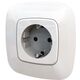 Legrand Valena ALLURE розетка силова Schuko 16А 250В[автоматичні клеми, білий], фото , изображение 2 | SNABZHENIE.com.ua