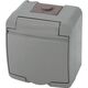 ETI Розетка, 1хSchuko, зовнішня, сіра кришка, IP54, RHE-1s-SR, фото  | SNABZHENIE.com.ua ETI Розетка, 1хSchuko, зовнішня, сіра кришка, IP54, RHE-1s-SR, фото  | SNABZHENIE.com.ua