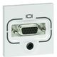 Legrand Розетка Mosaic, HD15, VGA + AUDIO 3.5мм, гвинтове з'єднання, 2 модулі, білий, фото  | SNABZHENIE.com.ua Legrand Розетка Mosaic, HD15, VGA + AUDIO 3.5мм, гвинтове з'єднання, 2 модулі, білий, фото  | SNABZHENIE.com.ua