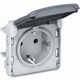 Legrand Plexo механизм розетки електр 16А, Schuko, 250В, ІР55, ІК07 c крышкой, винтов зажимы серый, фото , изображение 2 | SNABZHENIE.com.ua Legrand Plexo механизм розетки електр 16А, Schuko, 250В, ІР55, ІК07 c крышкой, винтов зажимы серый, фото , изображение 2 | SNABZHENIE.com.ua