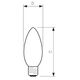 Philips E27 60W 230V B35 FR 1CT/10X10 Stan, фото , зображення 3 | SNABZHENIE.com.ua Philips E27 60W 230V B35 FR 1CT/10X10 Stan, фото , зображення 3 | SNABZHENIE.com.ua