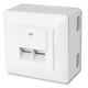 Digitus Настінна розетка cat. 6 STP 2xRJ45 8P8C, для зовнішньої проводки, фото  | SNABZHENIE.com.ua Digitus Настінна розетка cat. 6 STP 2xRJ45 8P8C, для зовнішньої проводки, фото  | SNABZHENIE.com.ua