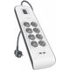 Belkin Мережевий фільтр з захистом від перенапруги, 8 роз., 2xUSB 2.4A, 900 Дж, UL 500 В, кабель 2м, фото  | SNABZHENIE.com.ua Belkin Мережевий фільтр з захистом від перенапруги, 8 роз., 2xUSB 2.4A, 900 Дж, UL 500 В, кабель 2м, фото  | SNABZHENIE.com.ua