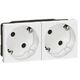 Legrand Блок розеток 2хSchuko під кутом 45° (MOSAIC)[077252], фото , зображення 2 | SNABZHENIE.com.ua