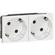 Legrand Блок розеток 2хSchuko під кутом 45° (MOSAIC)[077252], фото  | SNABZHENIE.com.ua