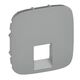 Legrand Лицевая панель розетки RJ11/RJ45 (Valena Allure)[алюміній], фото  | SNABZHENIE.com.ua