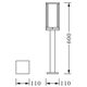 Osram Світильник парковий ENDURA CLASSIC FRAME 60CM E27 DG, фото , изображение 5 | SNABZHENIE.com.ua Osram Світильник парковий ENDURA CLASSIC FRAME 60CM E27 DG, фото , изображение 5 | SNABZHENIE.com.ua