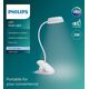 Philips Лампа настільна LED Reading Desk lamp Donutclip, білий, фото , изображение 4 | SNABZHENIE.com.ua Philips Лампа настільна LED Reading Desk lamp Donutclip, білий, фото , изображение 4 | SNABZHENIE.com.ua