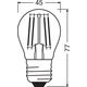Osram Лампа LED E27 2700K 5.5Вт 806Лм P60 філаментна, фото , изображение 4 | SNABZHENIE.com.ua Osram Лампа LED E27 2700K 5.5Вт 806Лм P60 філаментна, фото , изображение 4 | SNABZHENIE.com.ua