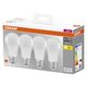 Osram Набір ламп 4шт LED E27 10Вт 2700К 1055Лм A60, фото , изображение 2 | SNABZHENIE.com.ua Osram Набір ламп 4шт LED E27 10Вт 2700К 1055Лм A60, фото , изображение 2 | SNABZHENIE.com.ua