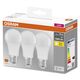 Osram Набір ламп 3шт LED E27 10Вт 2700К 1055Лм A60, фото , изображение 2 | SNABZHENIE.com.ua Osram Набір ламп 3шт LED E27 10Вт 2700К 1055Лм A60, фото , изображение 2 | SNABZHENIE.com.ua