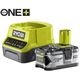 Ryobi Набір акумулятора та зарядного пристрою ONE+ RC18120-140G 18В 1х4А·год ЗП 2А, фото  | SNABZHENIE.com.ua Ryobi Набір акумулятора та зарядного пристрою ONE+ RC18120-140G 18В 1х4А·год ЗП 2А, фото  | SNABZHENIE.com.ua