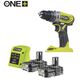 Ryobi Шурупокрут-дриль ударний акумуляторний ONE+ R18PD2-215G 18В 1х1.5А·год ЗП 40Нм 400·1350об·хв 1кг, фото , зображення 2 | SNABZHENIE.com.ua Ryobi Шурупокрут-дриль ударний акумуляторний ONE+ R18PD2-215G 18В 1х1.5А·год ЗП 40Нм 400·1350об·хв 1кг, фото , зображення 2 | SNABZHENIE.com.ua